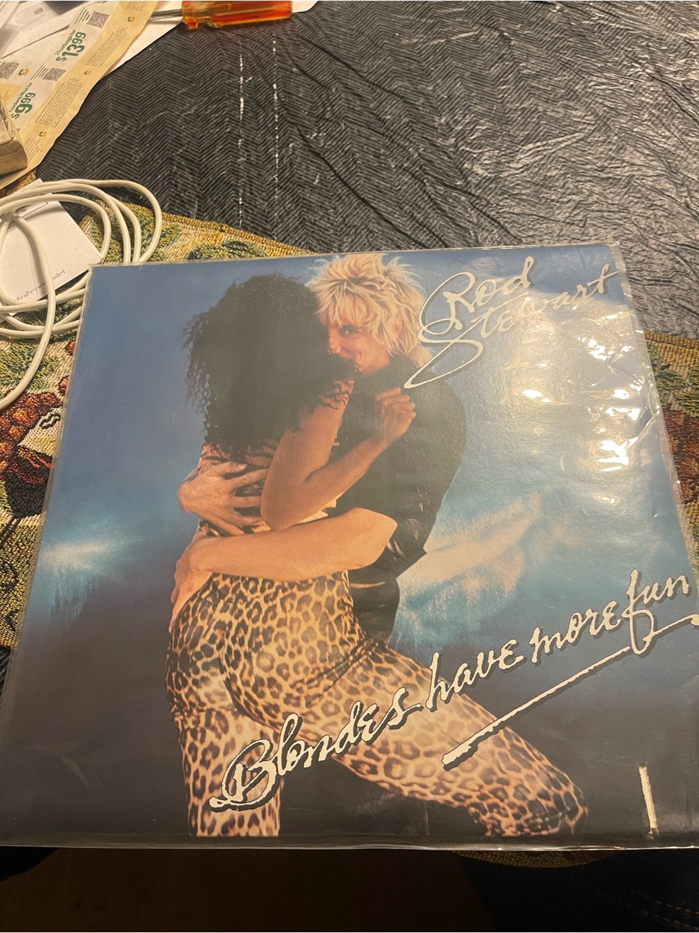 Rod Stewart Blondes Have More Fun BSK-3261 Vinyl 33 LP 1978 Vinyl Record 12”